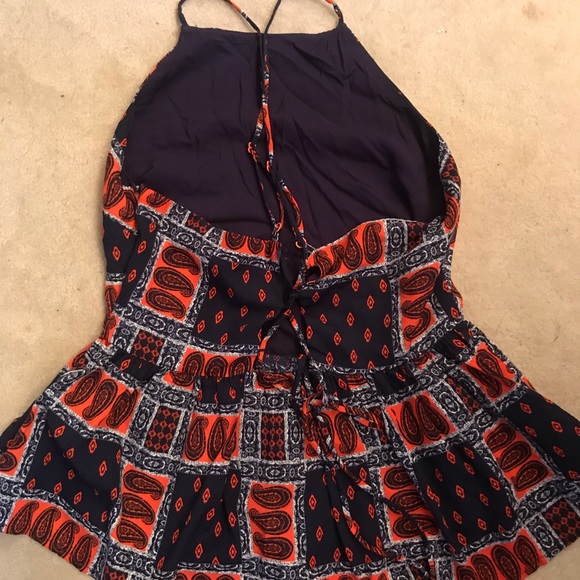 LIKE NEW Indie Pattern Peplum Top - Picture 3 of 3